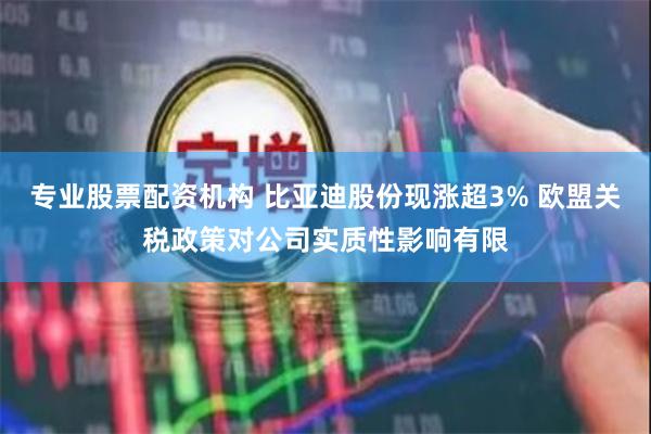 专业股票配资机构 比亚迪股份现涨超3% 欧盟关税政策对公司实质性影响有限